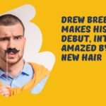 drew brees makes his nbc debut, internet amazed by his new hair